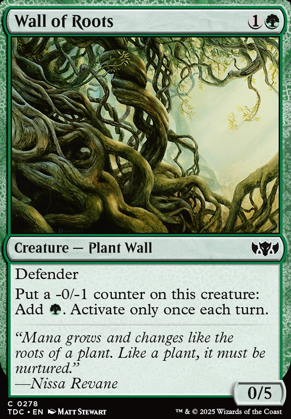 Featured card: Wall of Roots