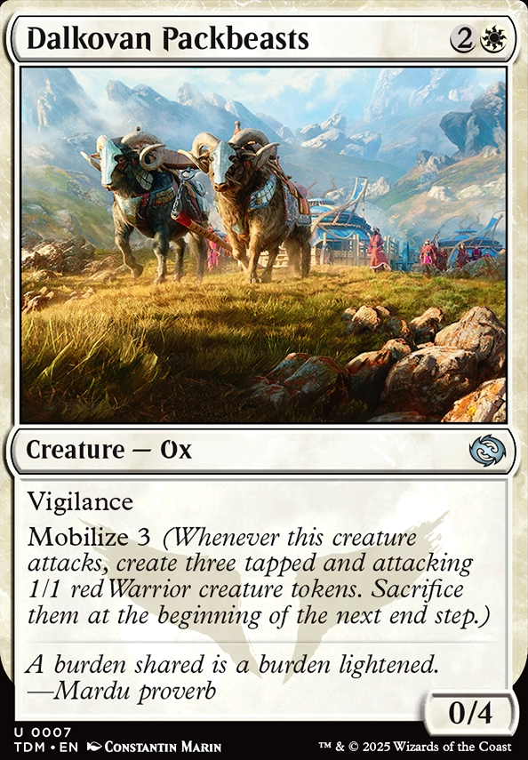 Featured card: Dalkovan Packbeasts