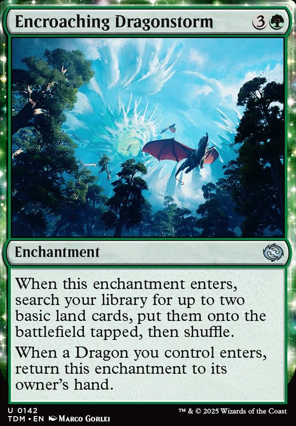 Featured card: Encroaching Dragonstorm