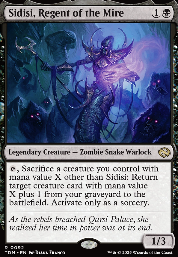 Sidisi, Regent of the Mire feature for The Gravepod
