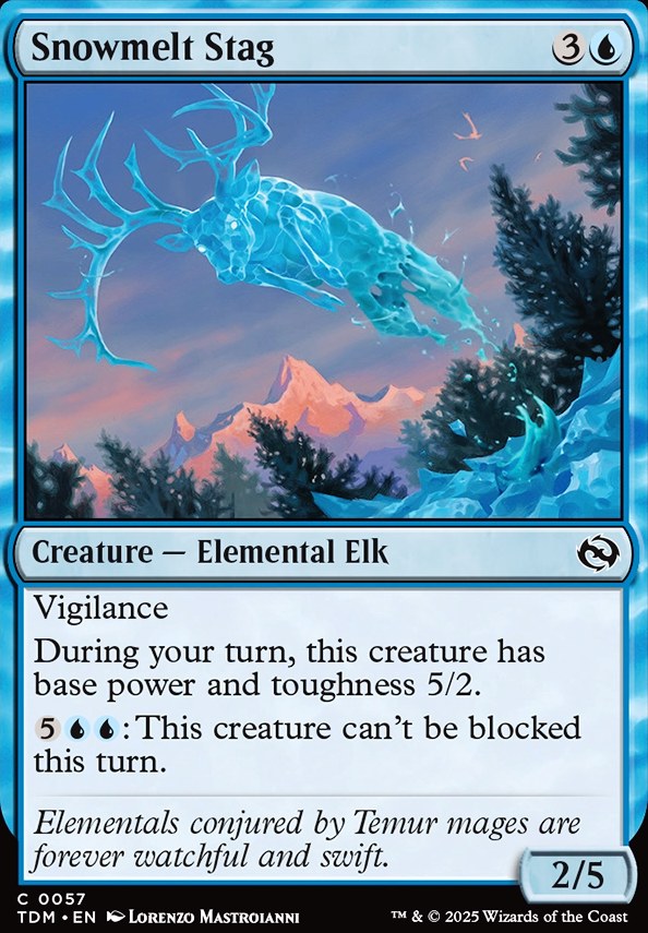 Snowmelt Stag