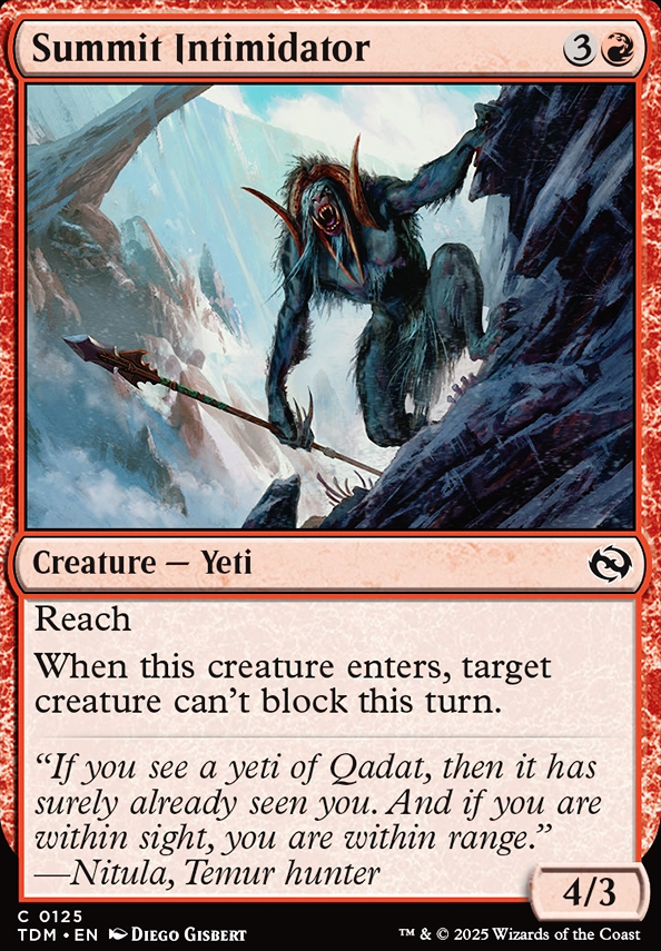 Featured card: Summit Intimidator