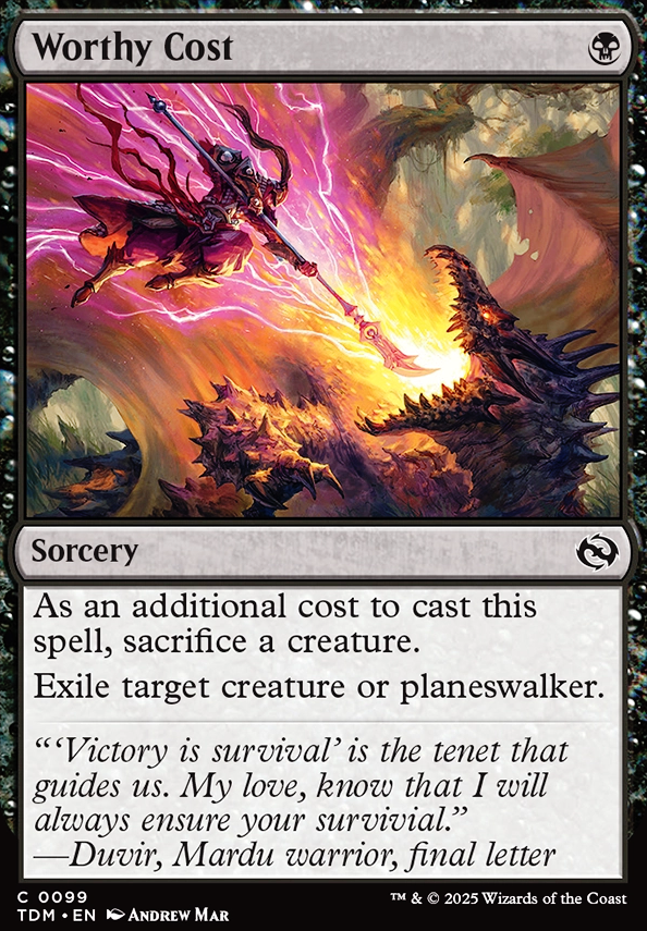Worthy Cost