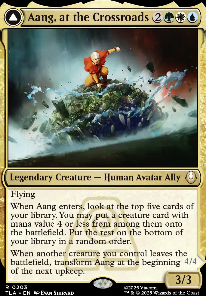 Aang, at the Crossroads