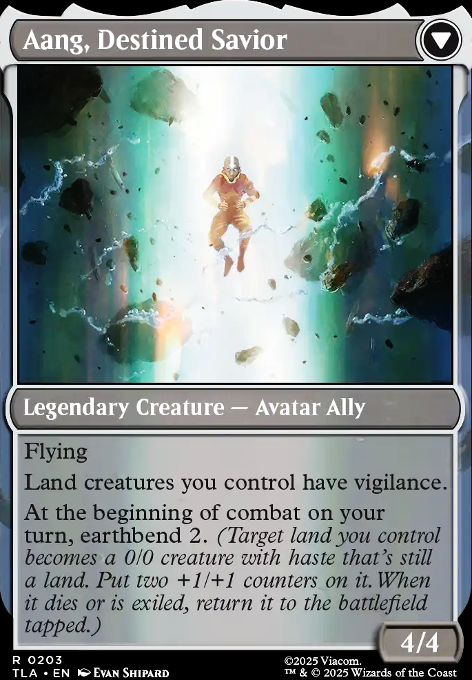 Aang, Destined Savior feature for Lands Alive