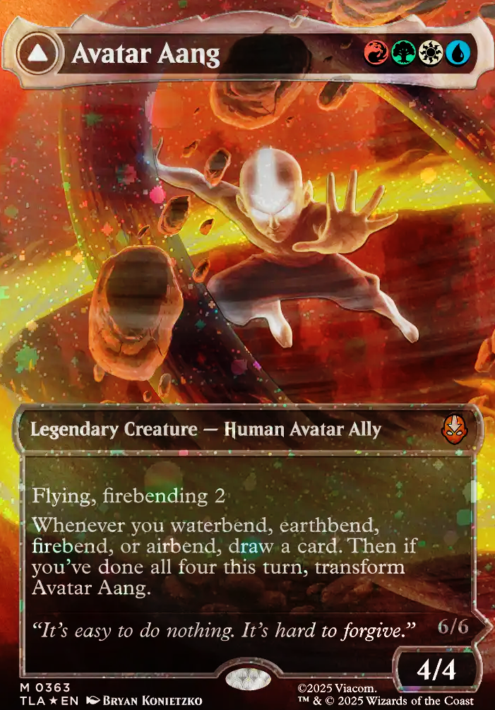 Avatar Aang feature for The Lazy Avatar