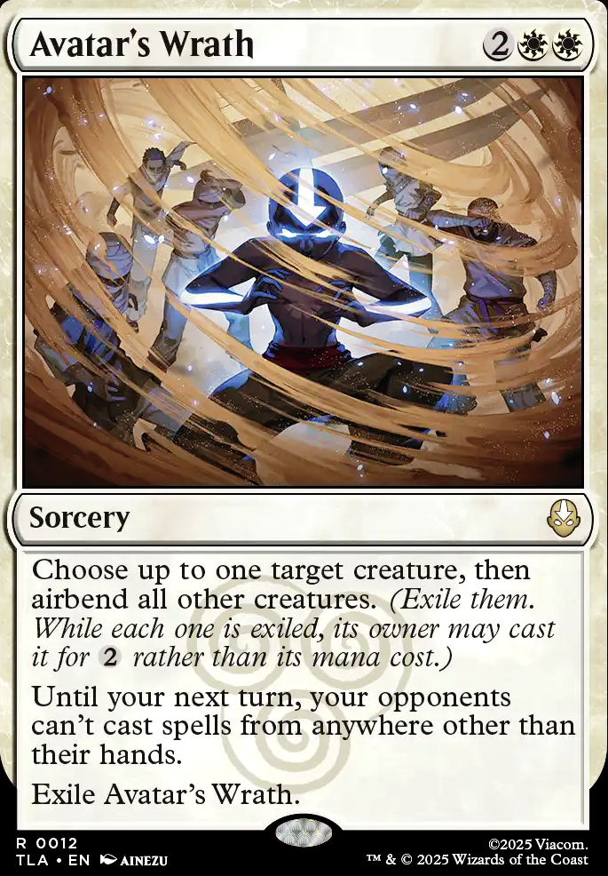 Avatar's Wrath feature for terre et aire