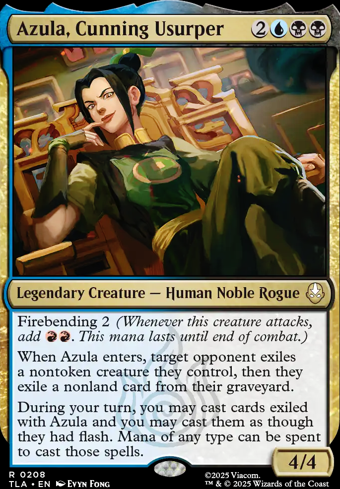 Azula, Cunning Usurper feature for TLA Prerelease - Dimir Control