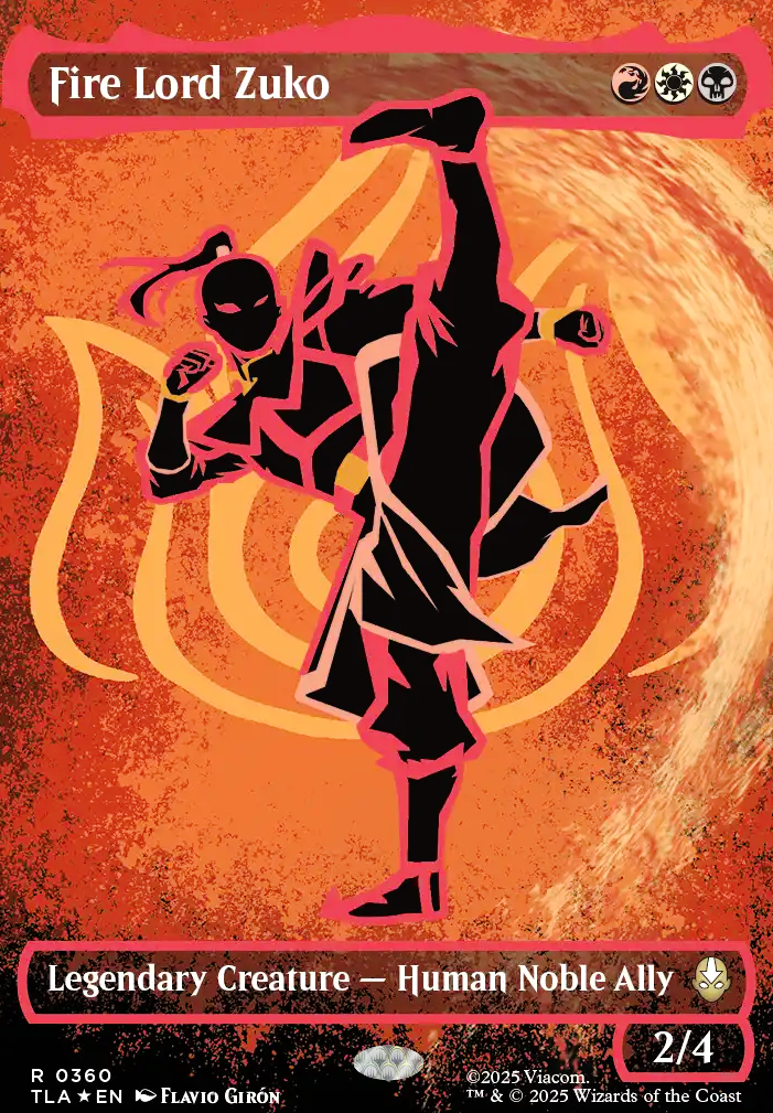 Fire Lord Zuko feature for Phoenix Son