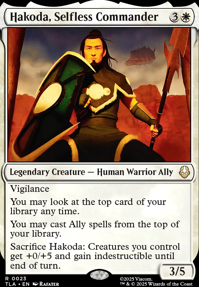 Hakoda, Selfless Commander