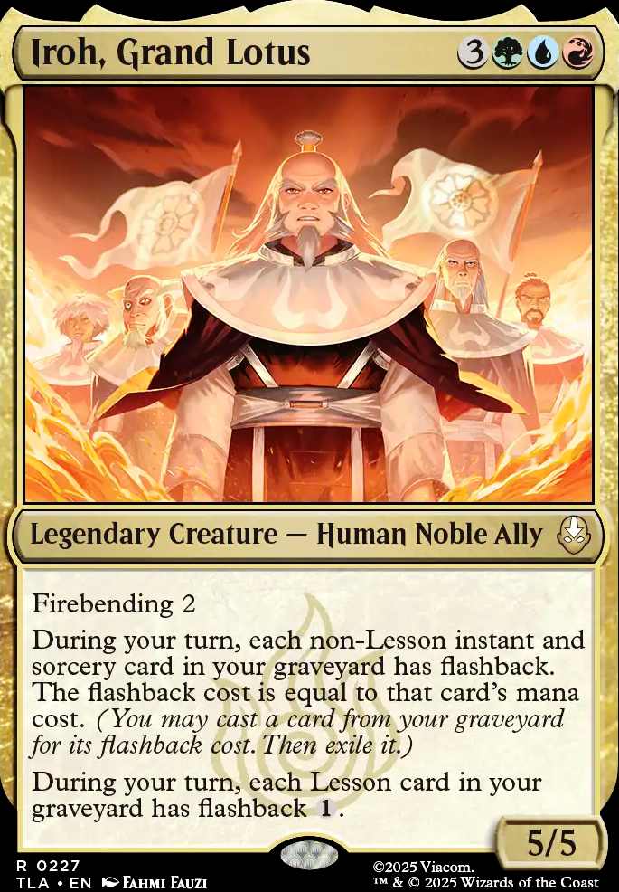 Iroh, Grand Lotus feature for Lessons Best Remembered | Iroh EDH