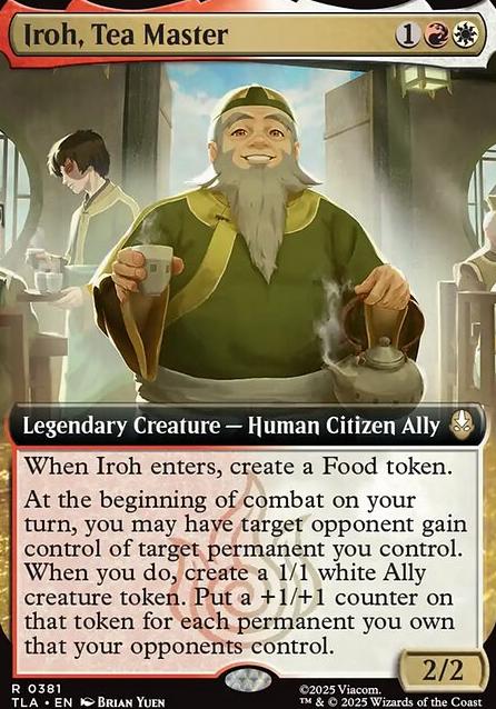 Iroh, Tea Master feature for Peace time Iroh