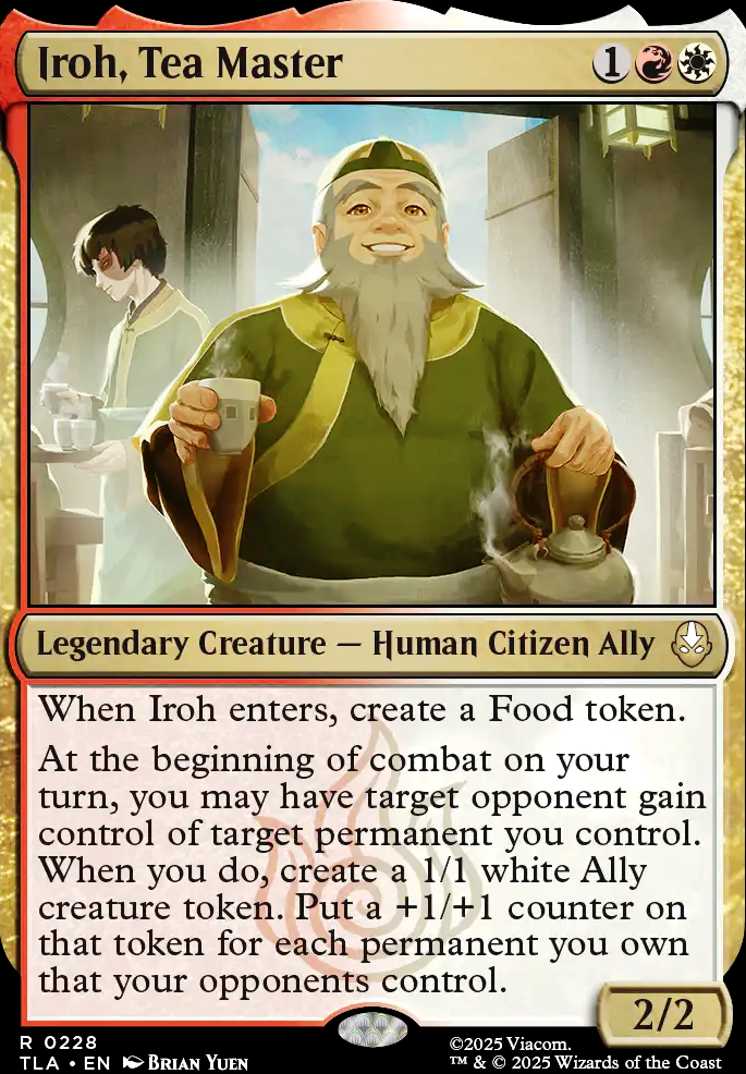 Iroh, Tea Master feature for Who's Your Uncle? | Iroh EDH