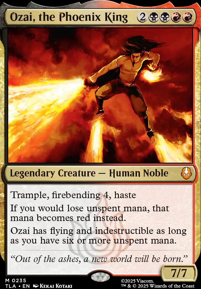 Ozai, the Phoenix King feature for Ozai The ManaDork