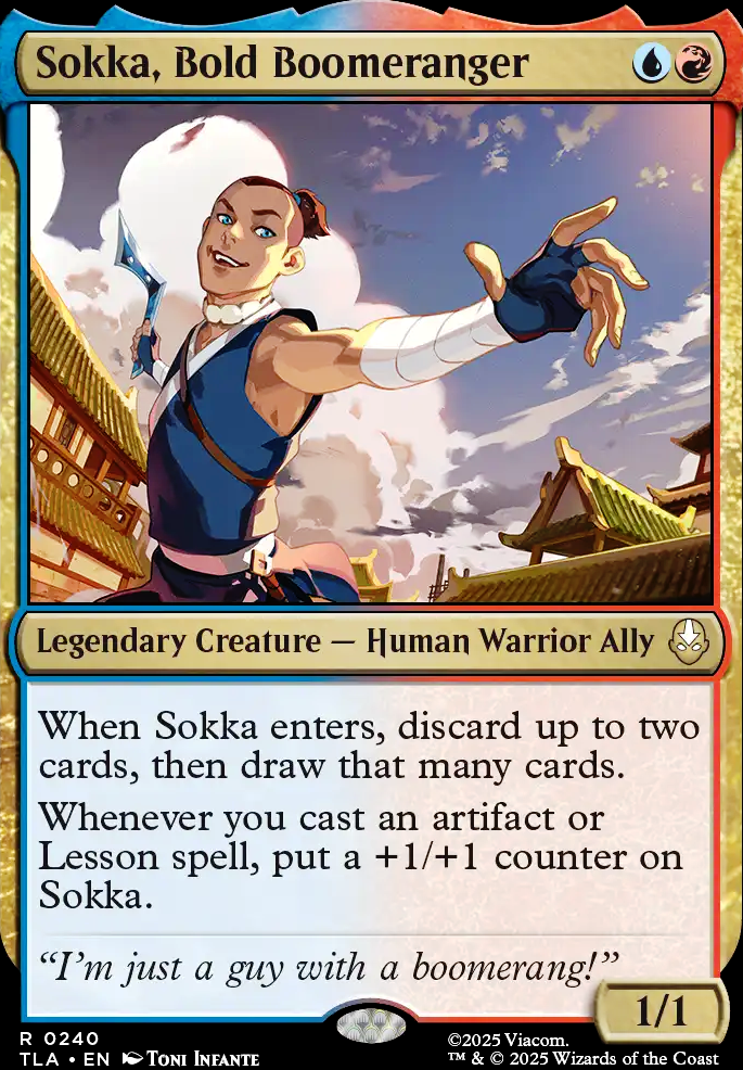 Sokka, Bold Boomeranger