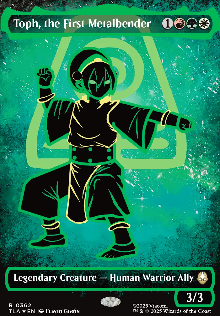 Toph, the First Metalbender feature for Artifacts, Landfall, Earthbending - Oh My!