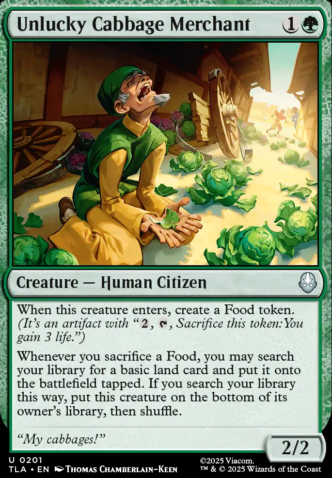 Featured card: Unlucky Cabbage Merchant