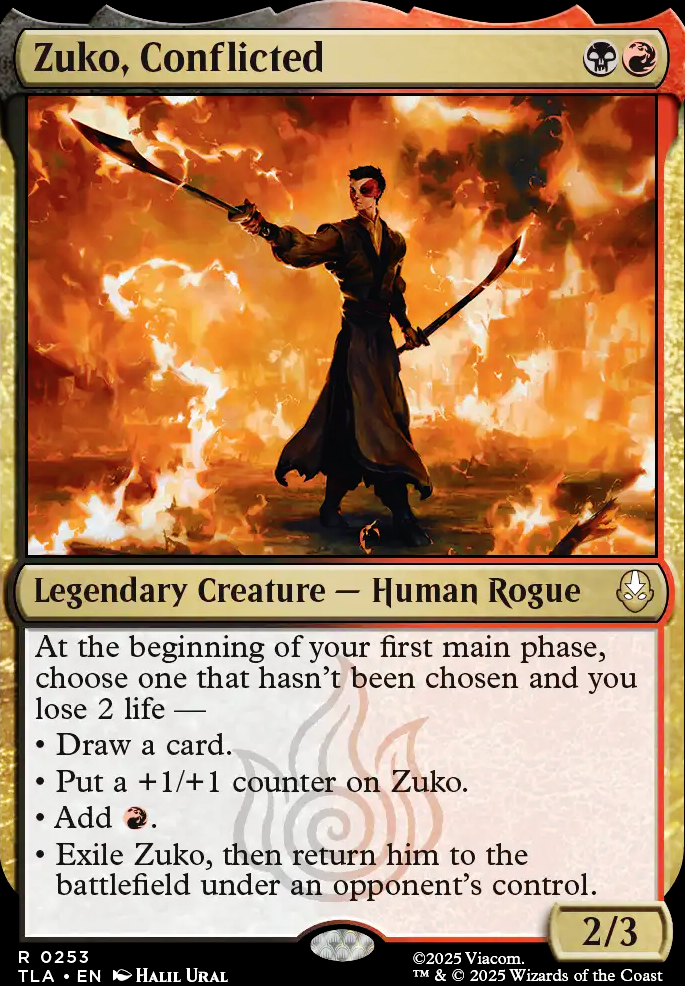 Zuko, Conflicted feature for Frankie (Frankenstein)