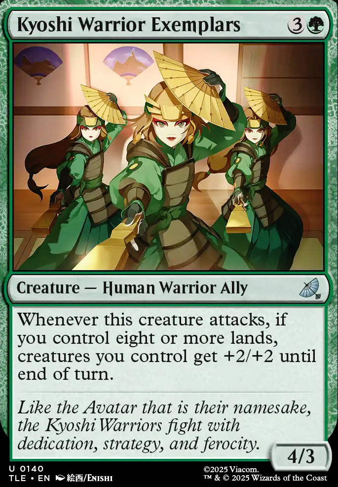 Kyoshi Warrior Exemplars