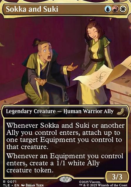 Sokka and Suki feature for Sokka and Suki: A Tale of Love and Weaponry