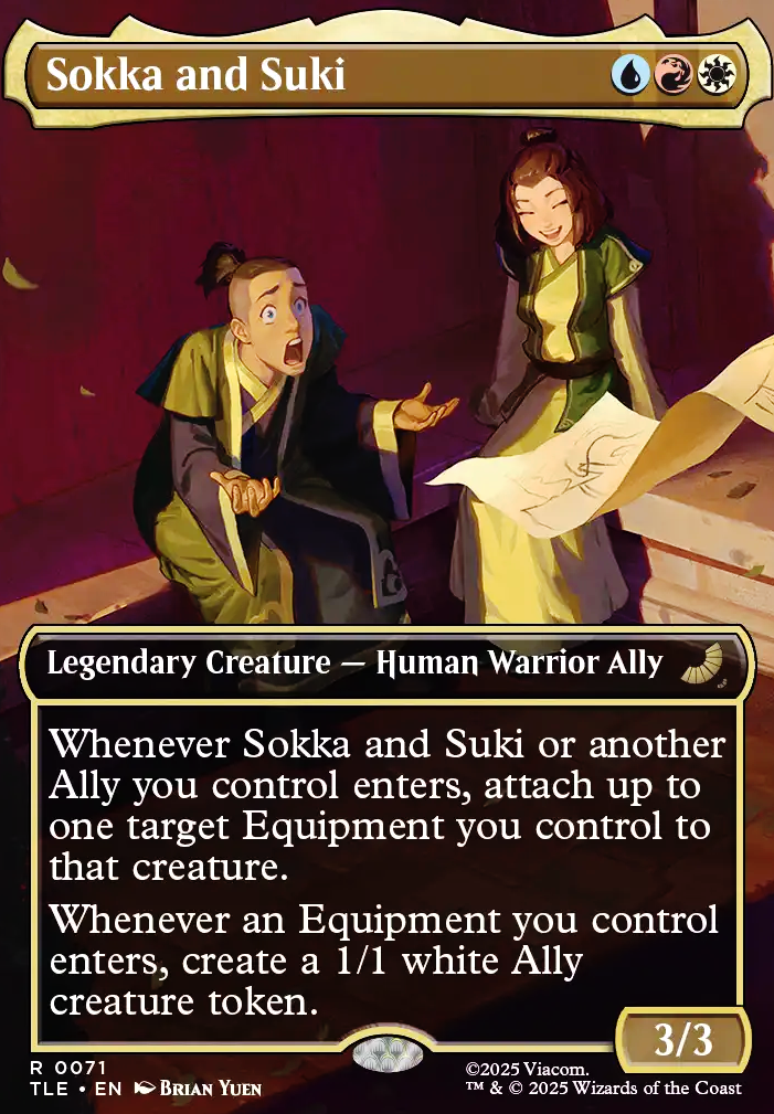 Sokka and Suki feature for Sokka and Suki: A Tale of Love and Weaponry