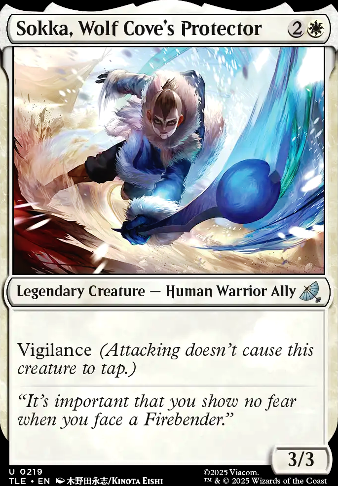 Sokka, Wolf Cove's Protector