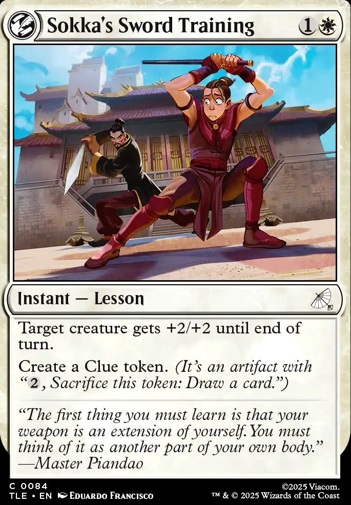 Sokka's Sword Training