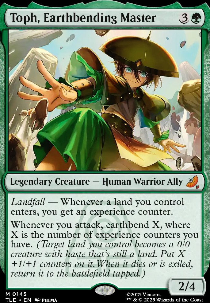 Toph, Earthbending Master feature for Land Mine