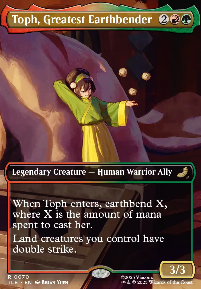 Toph, Greatest Earthbender feature for Ink Bending