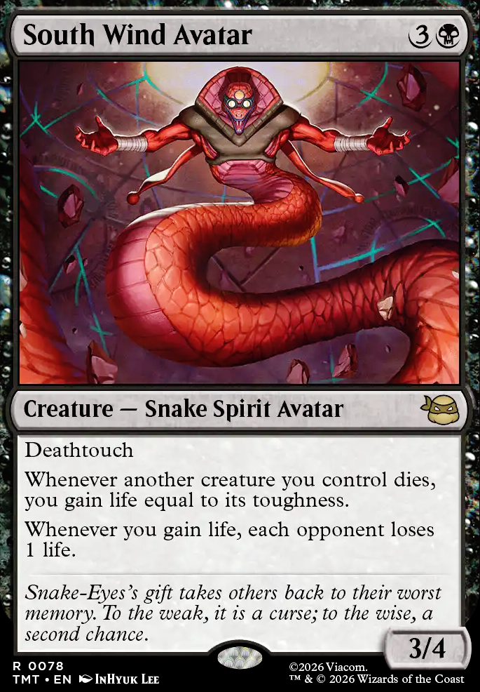 South Wind Avatar feature for TMT Black Aristocrats