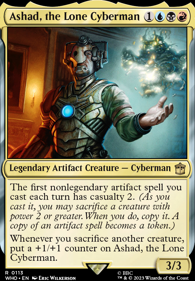 Featured card: Ashad, the Lone Cyberman