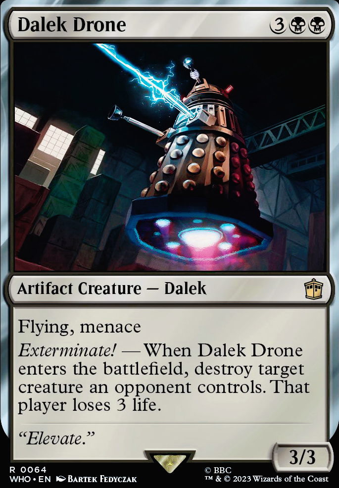 Dalek Drone feature for Urza's Fear Factory