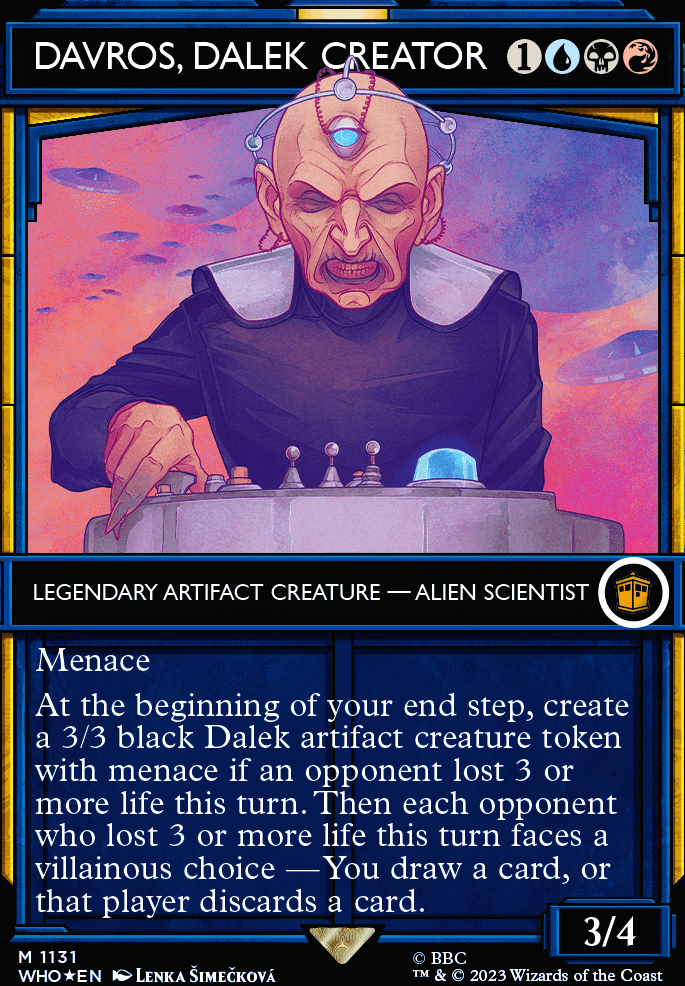 Featured card: Davros, Dalek Creator