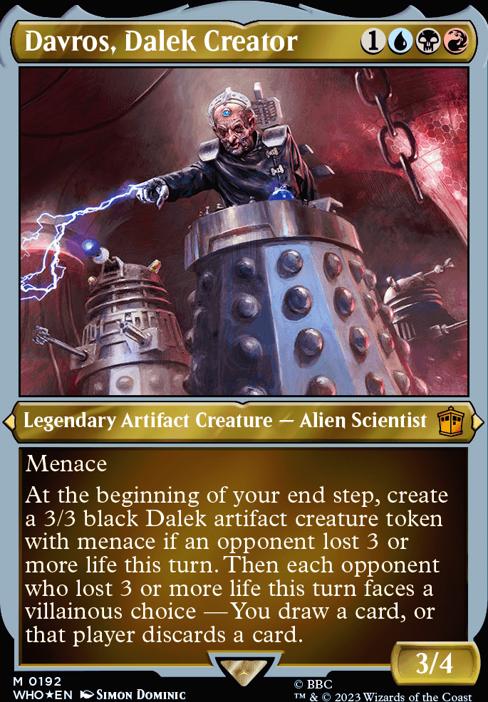 Featured card: Davros, Dalek Creator