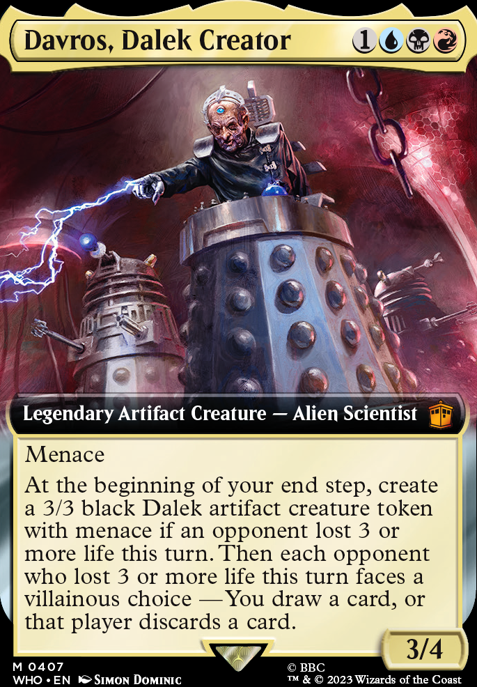 Commander: Davros, Dalek Creator