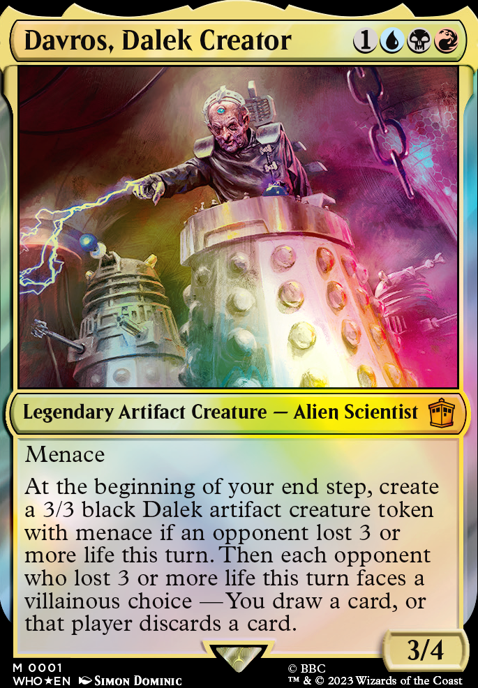Featured card: Davros, Dalek Creator