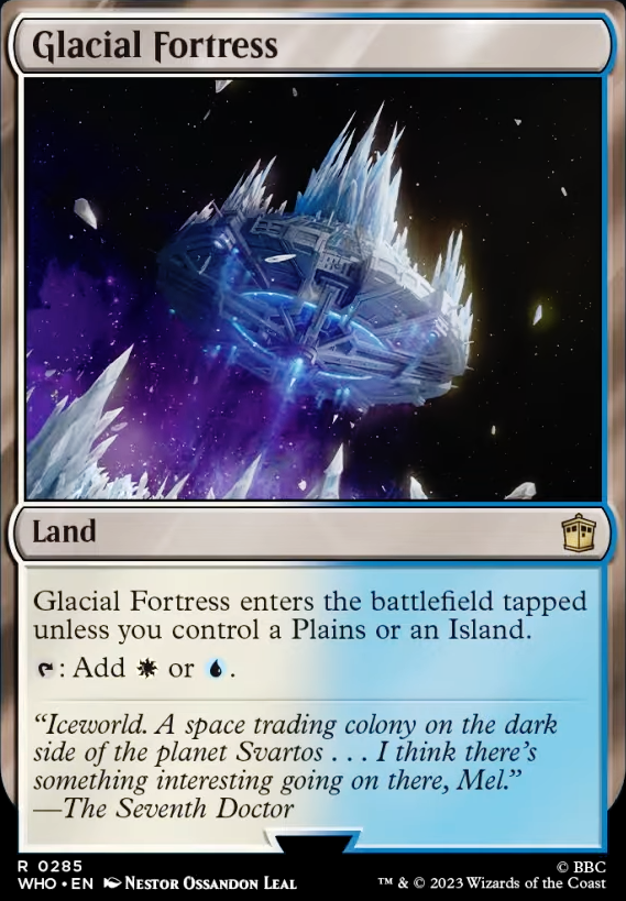 Featured card: Glacial Fortress