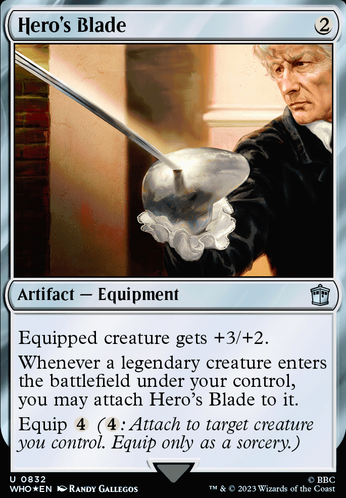 Featured card: Hero's Blade