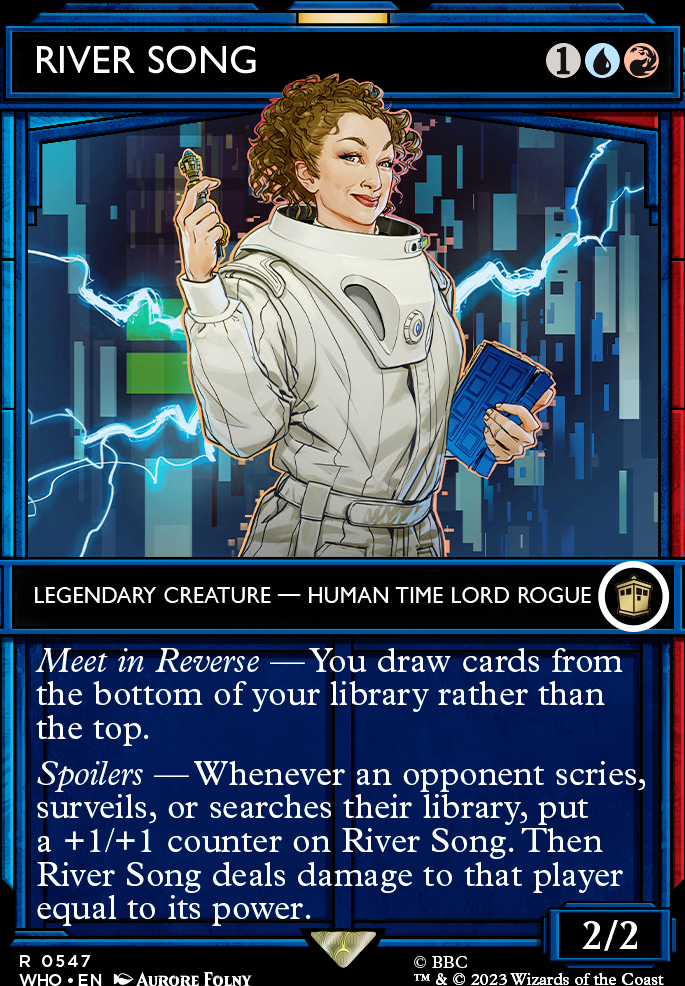 River Song feature for End of the River - EDH River Song