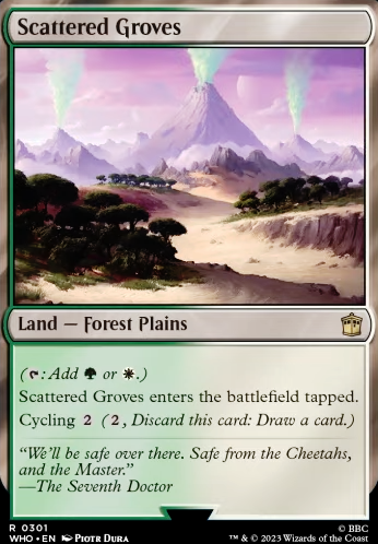 Featured card: Scattered Groves