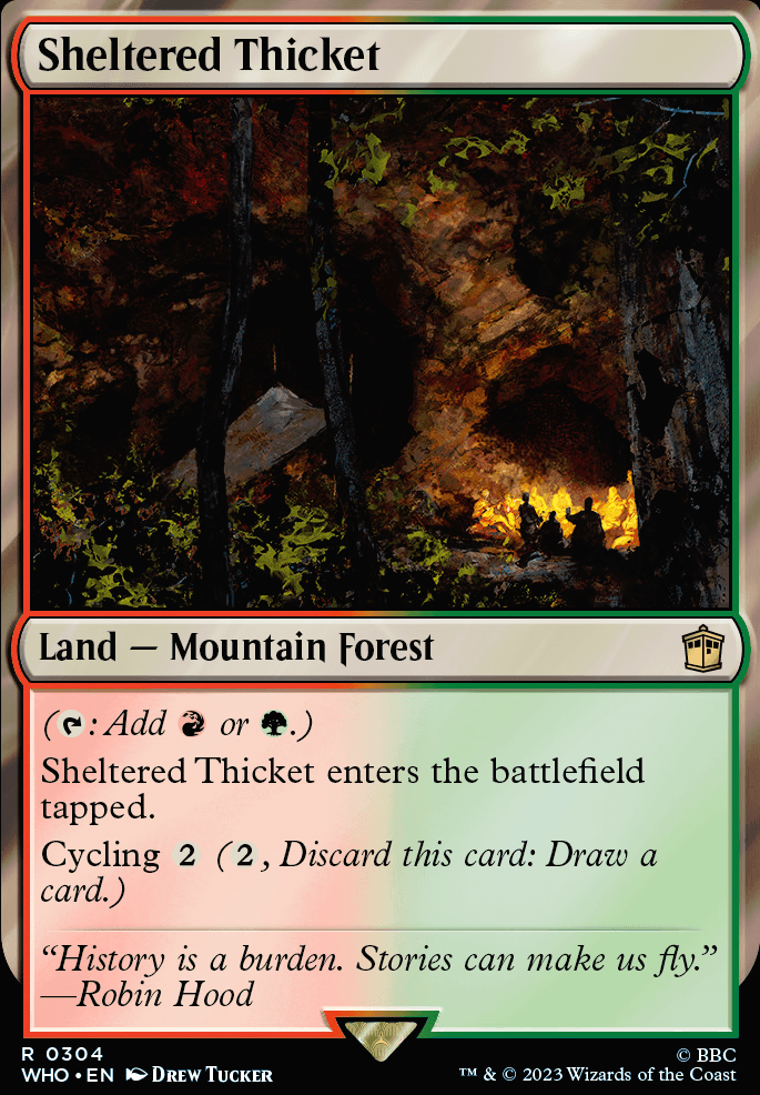 Featured card: Sheltered Thicket