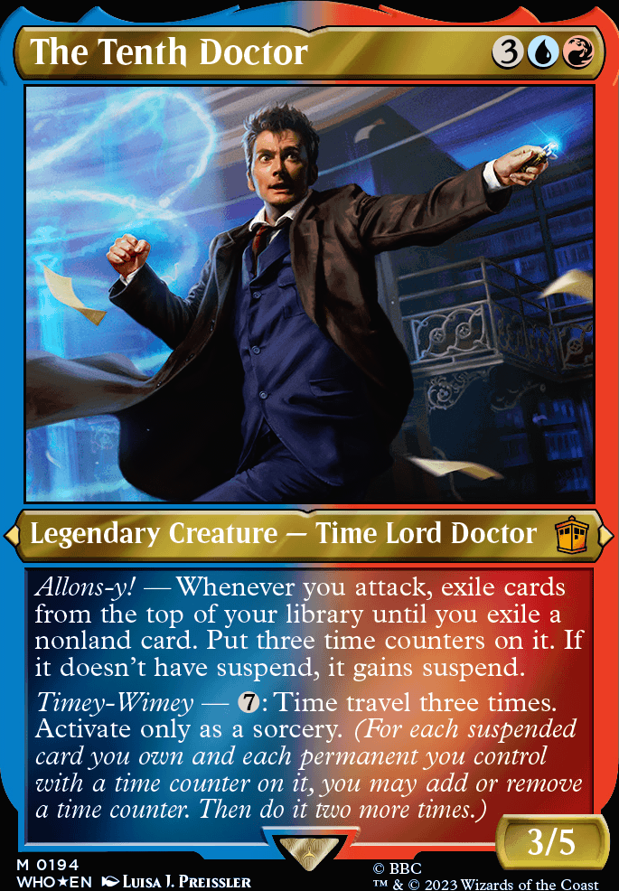 Commander: altered The Tenth Doctor