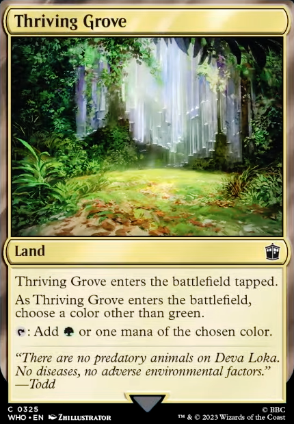 Thriving Grove feature for dctr who 4th