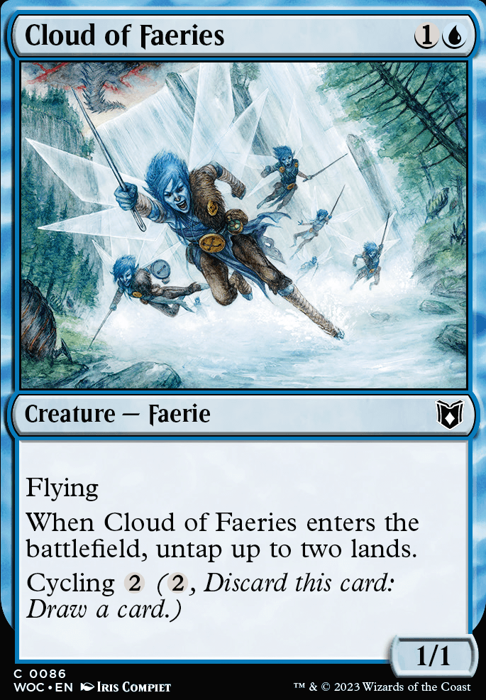 Cloud of Faeries feature for Mono-Blue Martyr Faeries