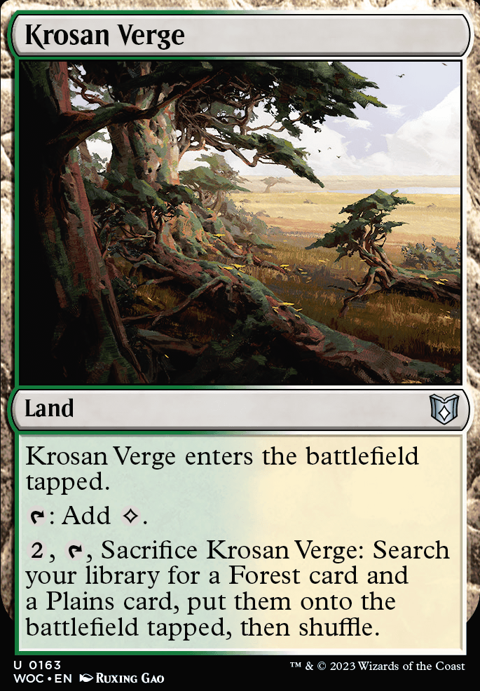 Featured card: Krosan Verge