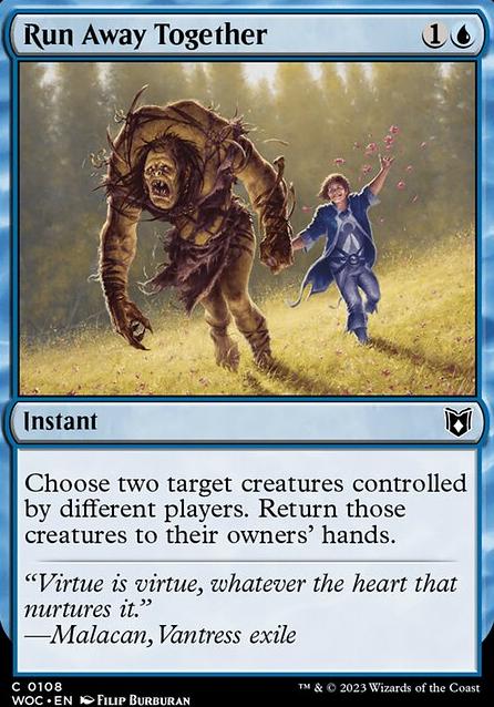 Run Away Together feature for Sygg, River Cuthroat Budget EDH