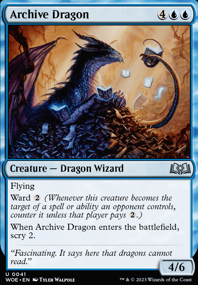Archive Dragon feature for Arcane library
