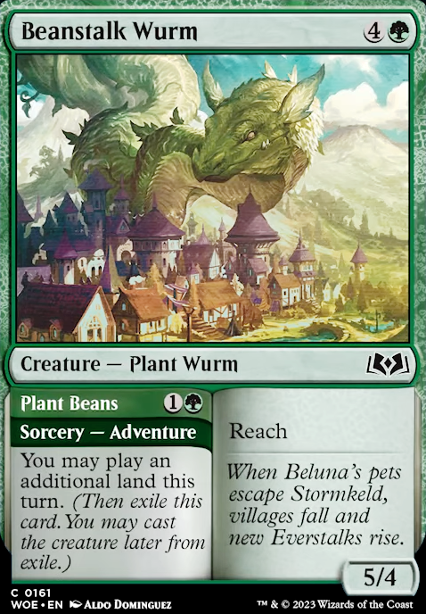 Featured card: Beanstalk Wurm