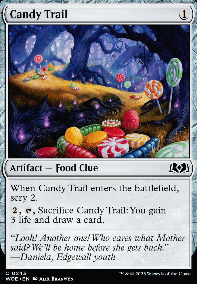 Candy Trail feature for Candy Makes You Dandy