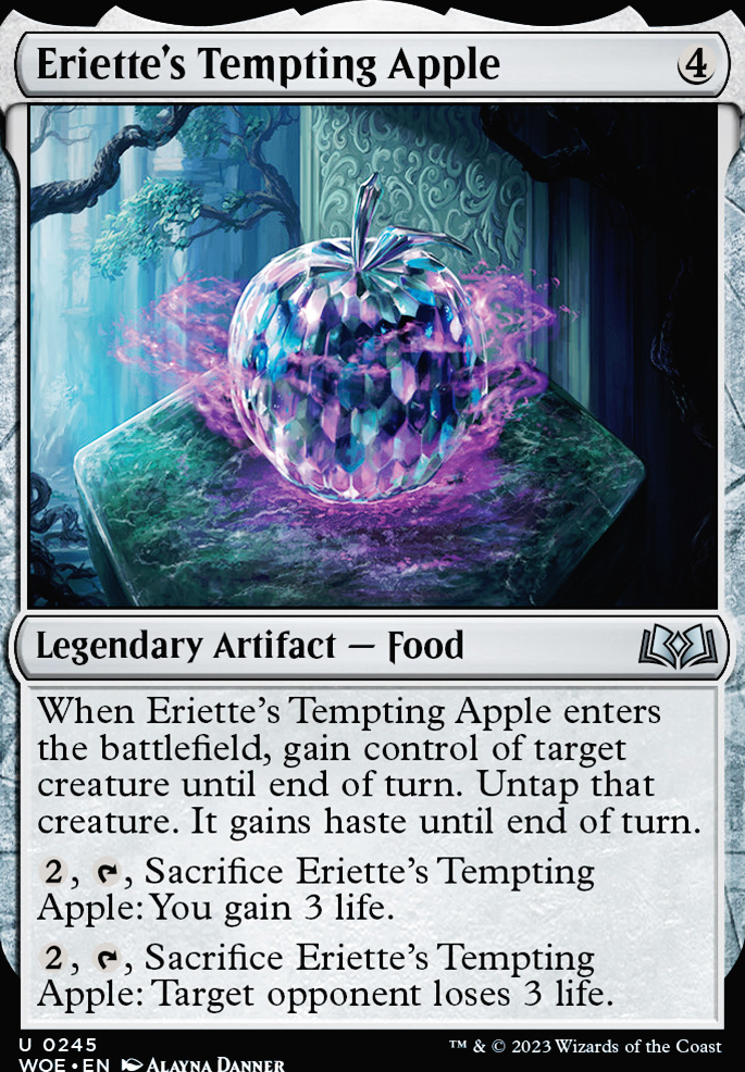Eriette's Tempting Apple feature for Eriette's book of Auras
